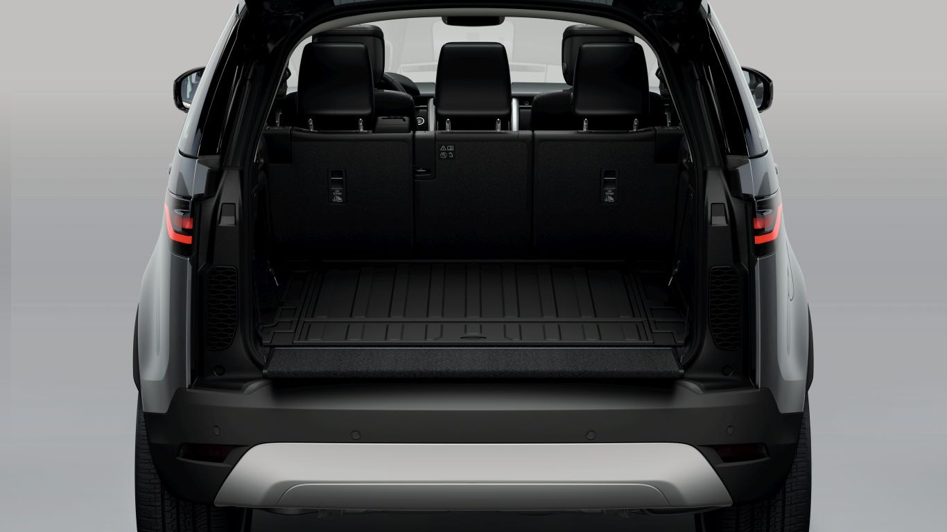 Килимок гумовий для багажного відділення Discovery 5 L462 (з задньою с-мою кондиціонування) (35243)