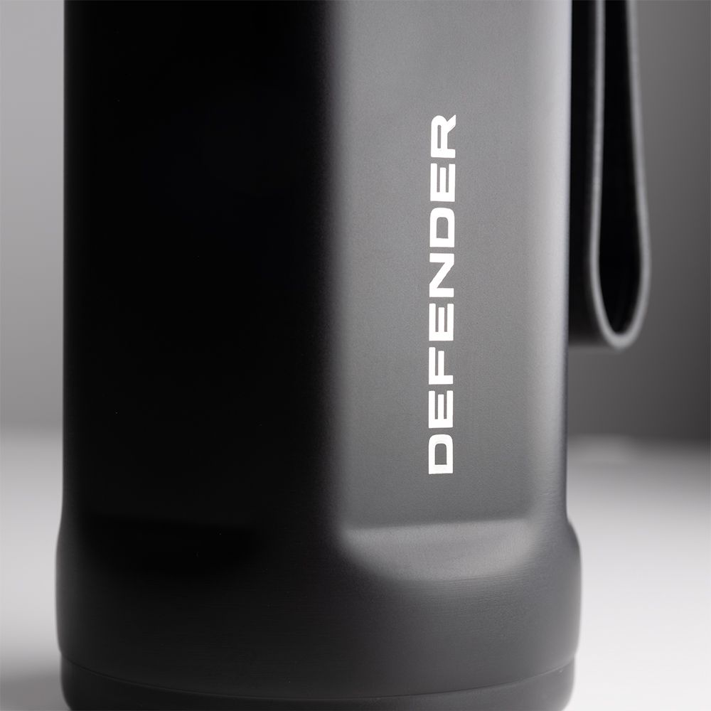 Стальна фляга Defender для подорожей з чашкою (38976)