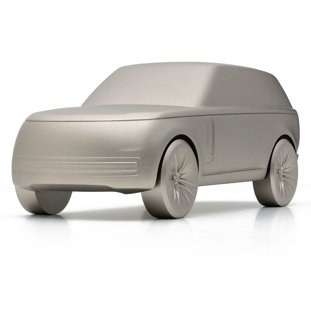 Модель скульптурна автомобіля Range Rover, алюміній, колір Batumi Gold (43856)