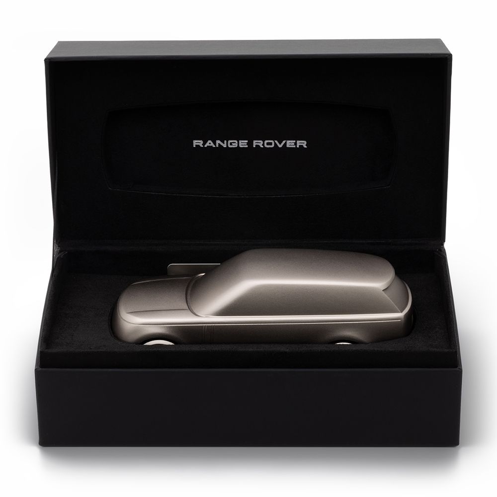 Модель скульптурна автомобіля Range Rover, алюміній, колір Batumi Gold (43856)