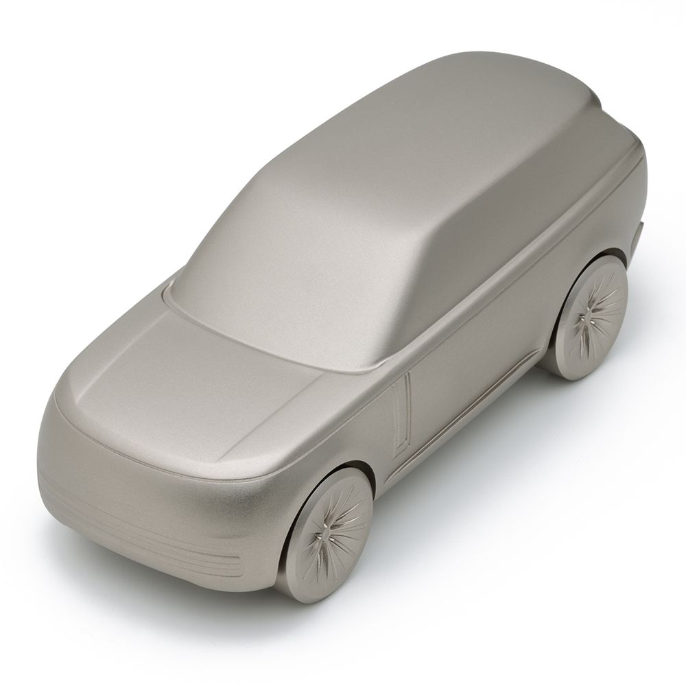 Модель скульптурна автомобіля Range Rover, алюміній, колір Batumi Gold (43856)