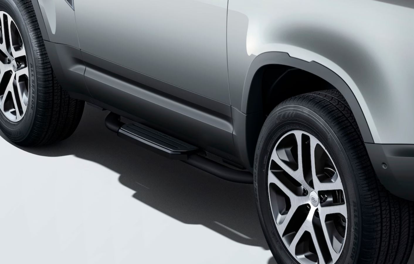 Підніжки бічні фіксовані Black, комплект Defender 90 L663 (35996)
