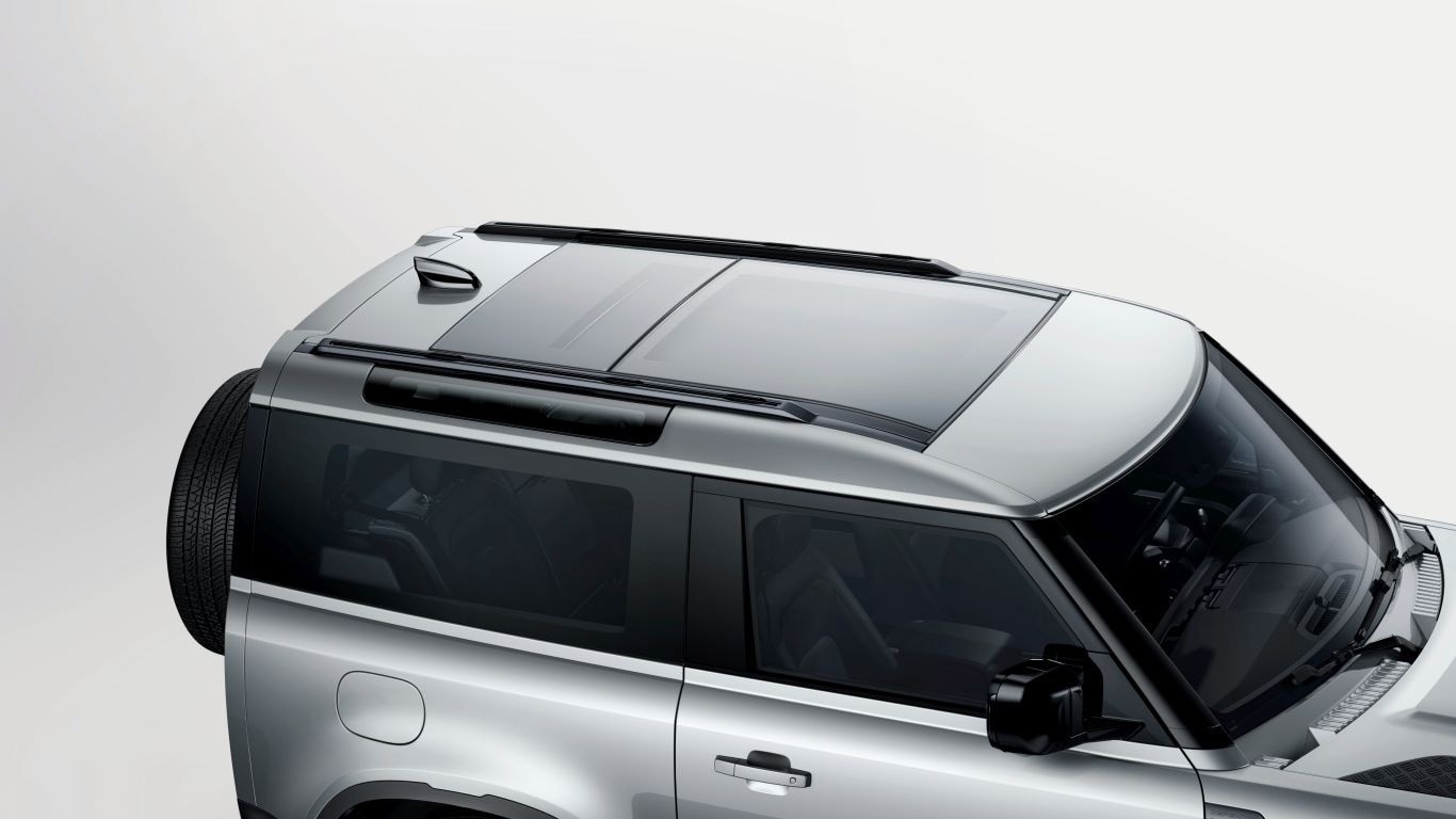 Комплект рейлінгів чорних Defender 90 L663 (35868)