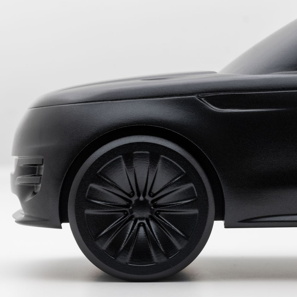 Скульптурна модель автомобіля Range Rover Sport, анодований алюміній, колір Santorini Black (38951)