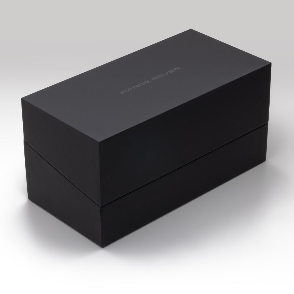 Скульптурна модель автомобіля Range Rover Sport, анодований алюміній, колір Santorini Black (38951)