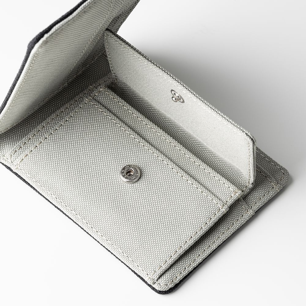 Текстурований гаманець із написом Defender, чорного кольору (38959)