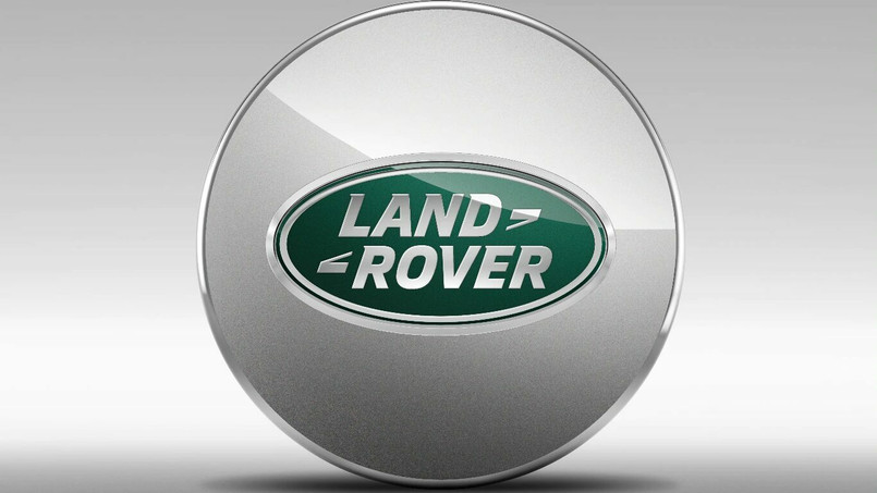 Комплект колісних ковпачків "Land Rover" SILVER/GREEN (21982)