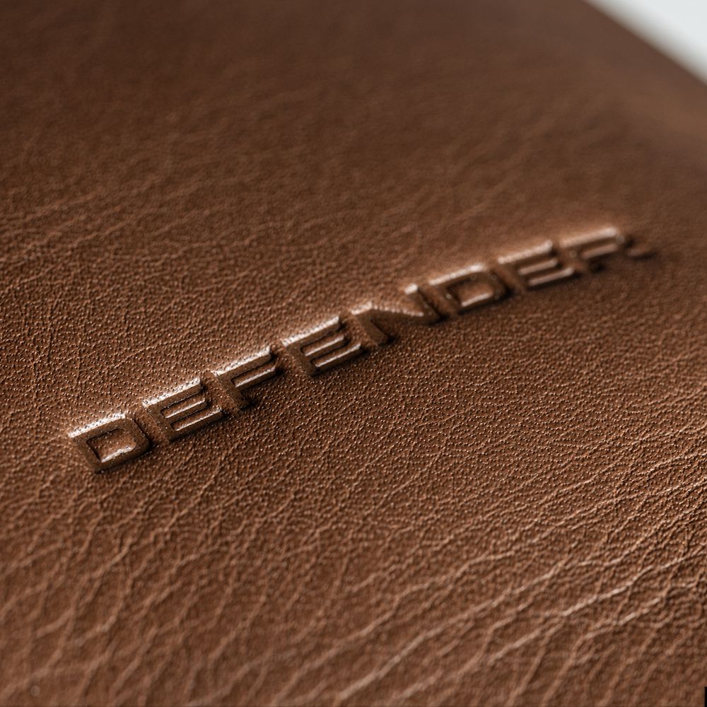 Сумка шкіряна Defender, коричнева (50847)