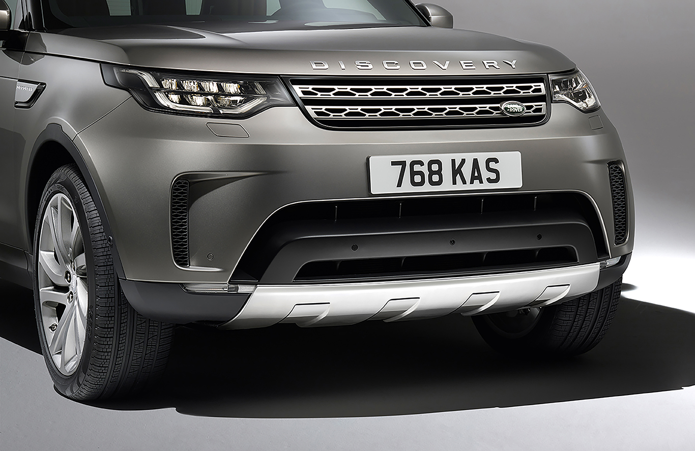 Накладка захисна переднього бампера, металева Discovery L462 (2017-2020) (36028)