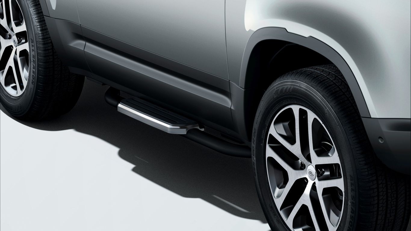 Підніжки бічні фіксовані Bright, комплект Defender 90 L663 (35997)