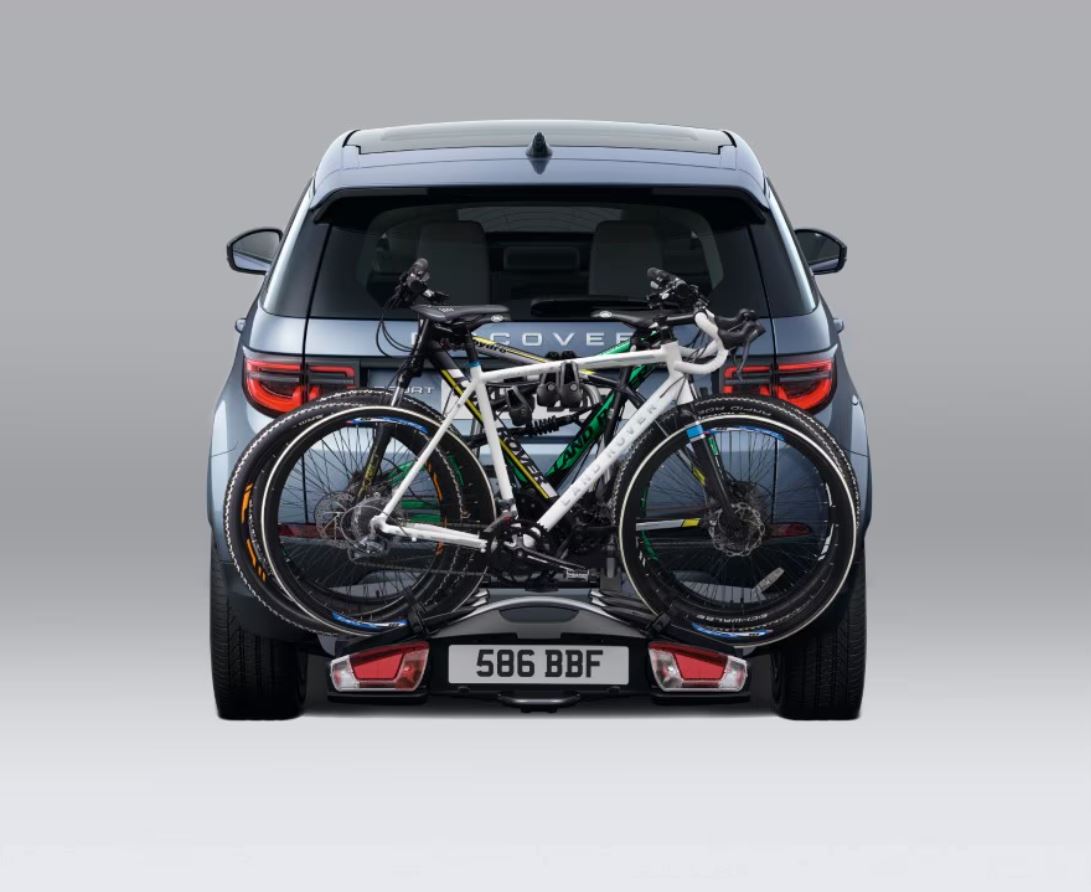 Кріплення для перевезення 3-х велосипедів, яке встановлюється на буксирувальний пристрій (35954)