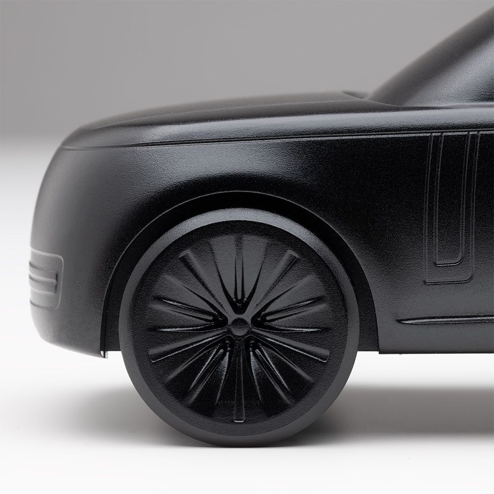 Скульптурна модель автомобіля Range Rover, анодований алюміній, колір Santorini Black (38950)