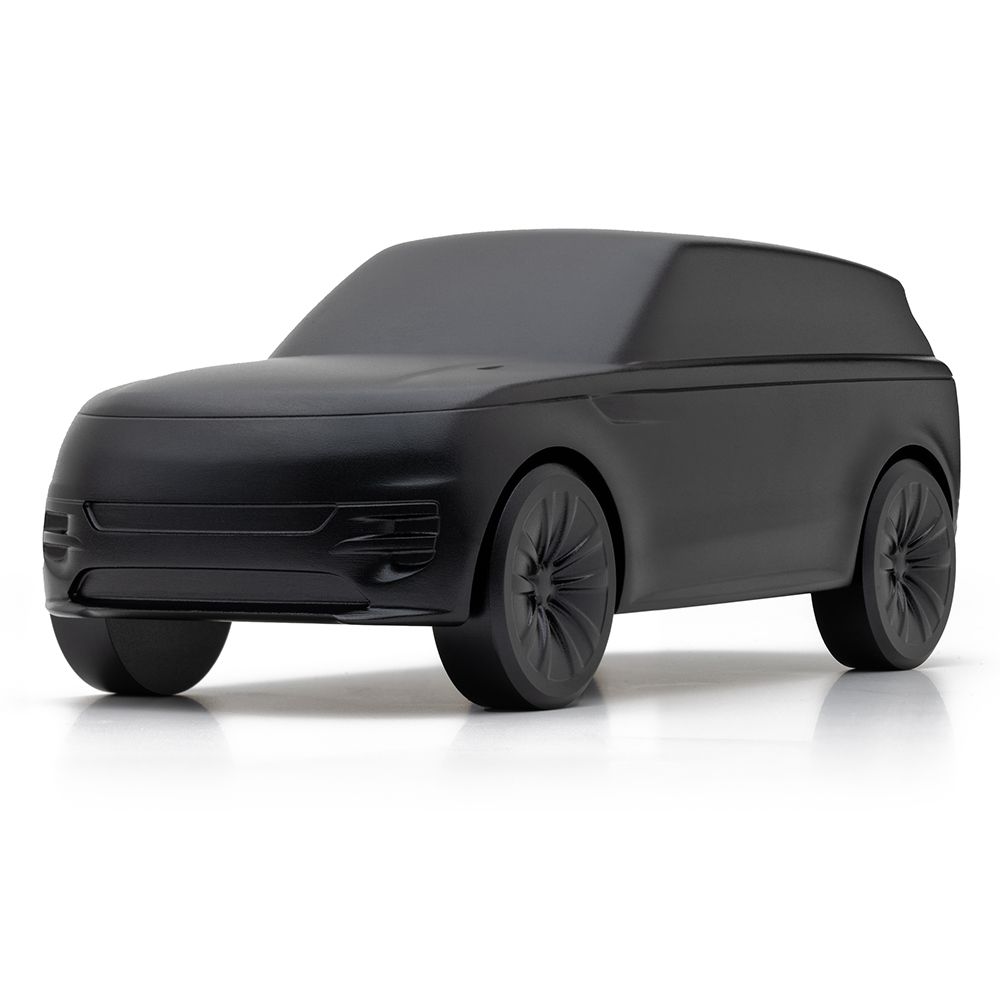 Скульптурна модель автомобіля Range Rover Sport, анодований алюміній, колір Santorini Black (38951)