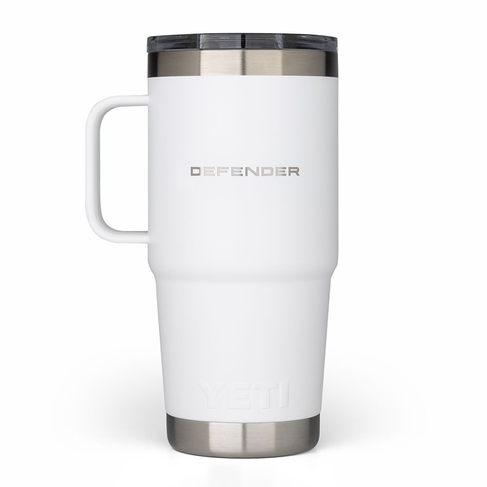 Кружка для подорожей Defender Yeti Rambler®, 591 мл., біла (41464)
