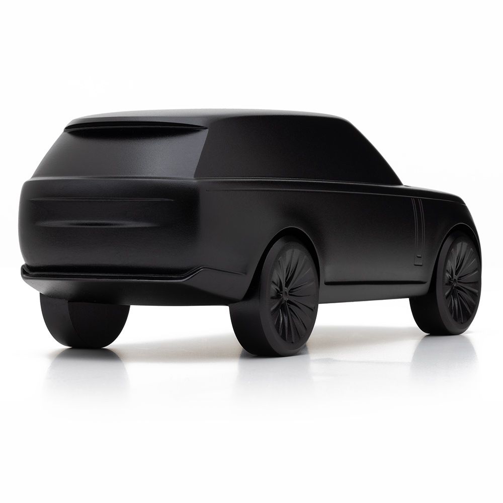 Скульптурна модель автомобіля Range Rover, анодований алюміній, колір Santorini Black (38950)