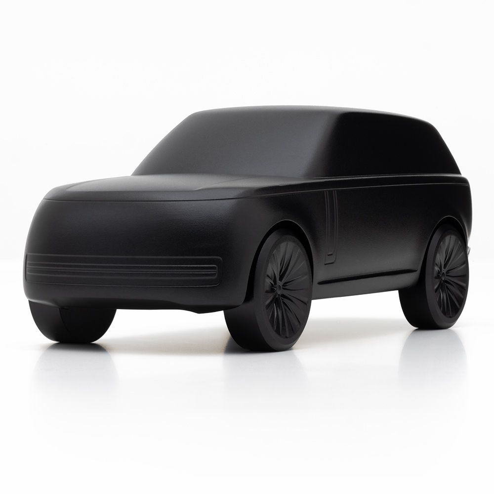 Скульптурна модель автомобіля Range Rover, анодований алюміній, колір Santorini Black (38950)