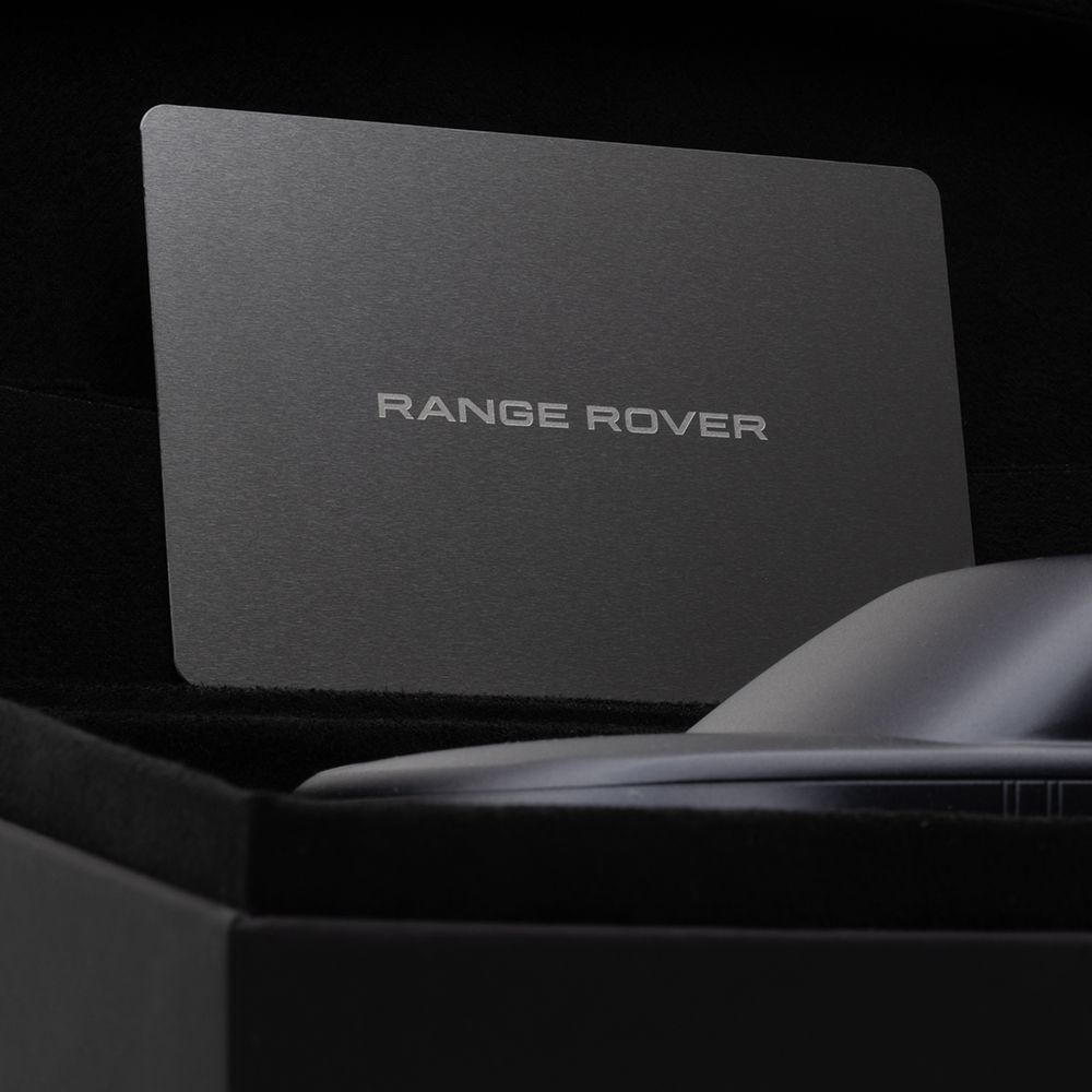 Модель скульптурна автомобіля Range Rover, алюміній, колір Varesine Blue (43859)