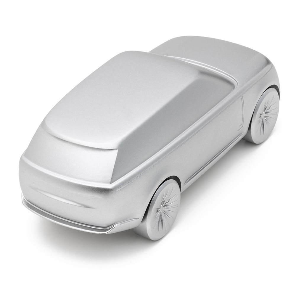 Модель скульптурна автомобіля Range Rover, алюміній, колір Hakuba Silver (43858)