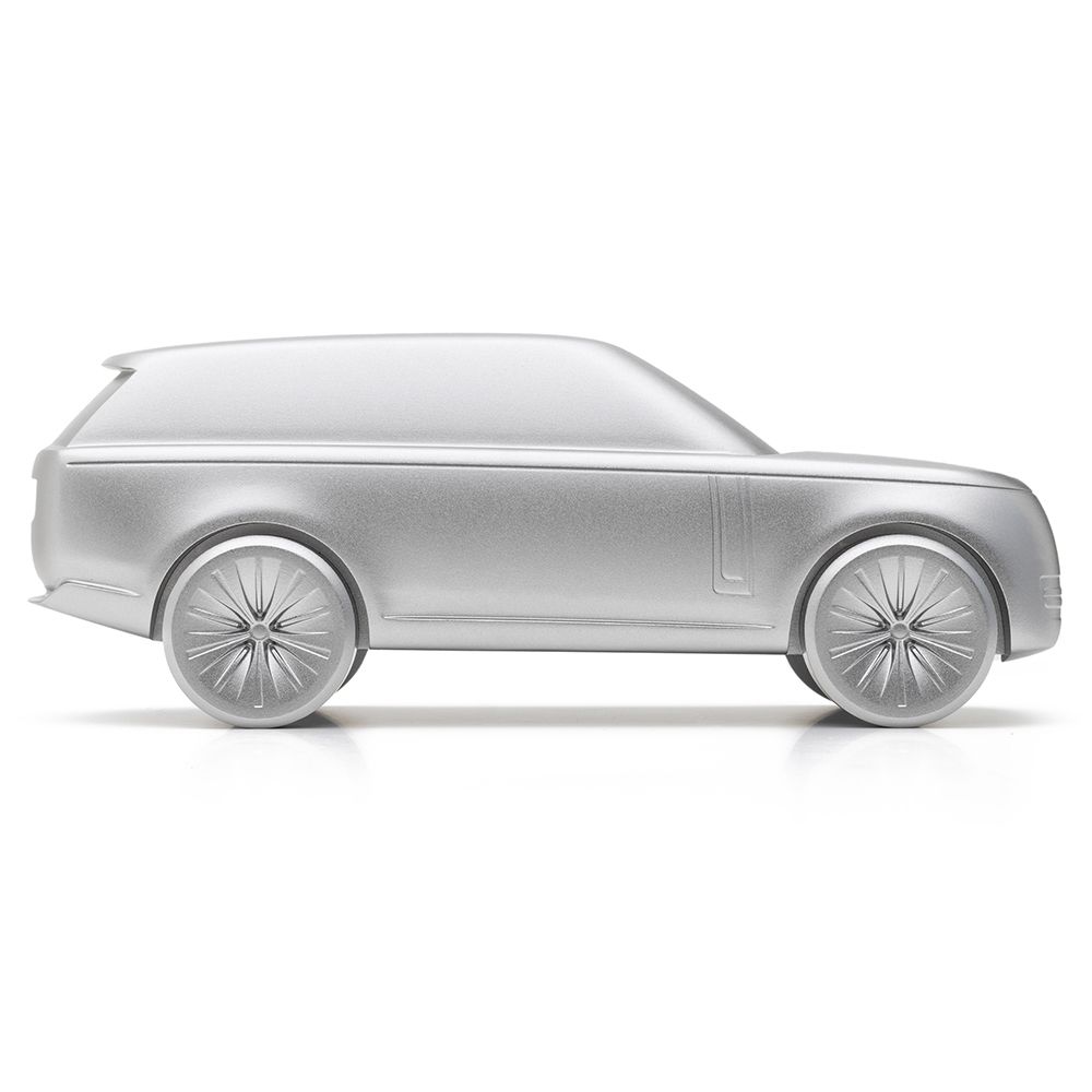 Модель скульптурна автомобіля Range Rover, алюміній, колір Hakuba Silver (43858)