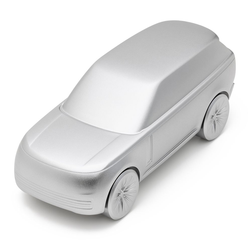 Модель скульптурна автомобіля Range Rover, алюміній, колір Hakuba Silver (43858)