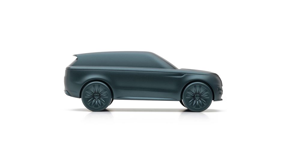Модель скульптурна автомобіля Range Rover Sport, алюміній, колір Giola Green (43843)