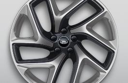 Легкосплавний колісний диск 23" STYLE 5128 TITAN SILVER AND CARBON FIBRE INSERTS (34093)