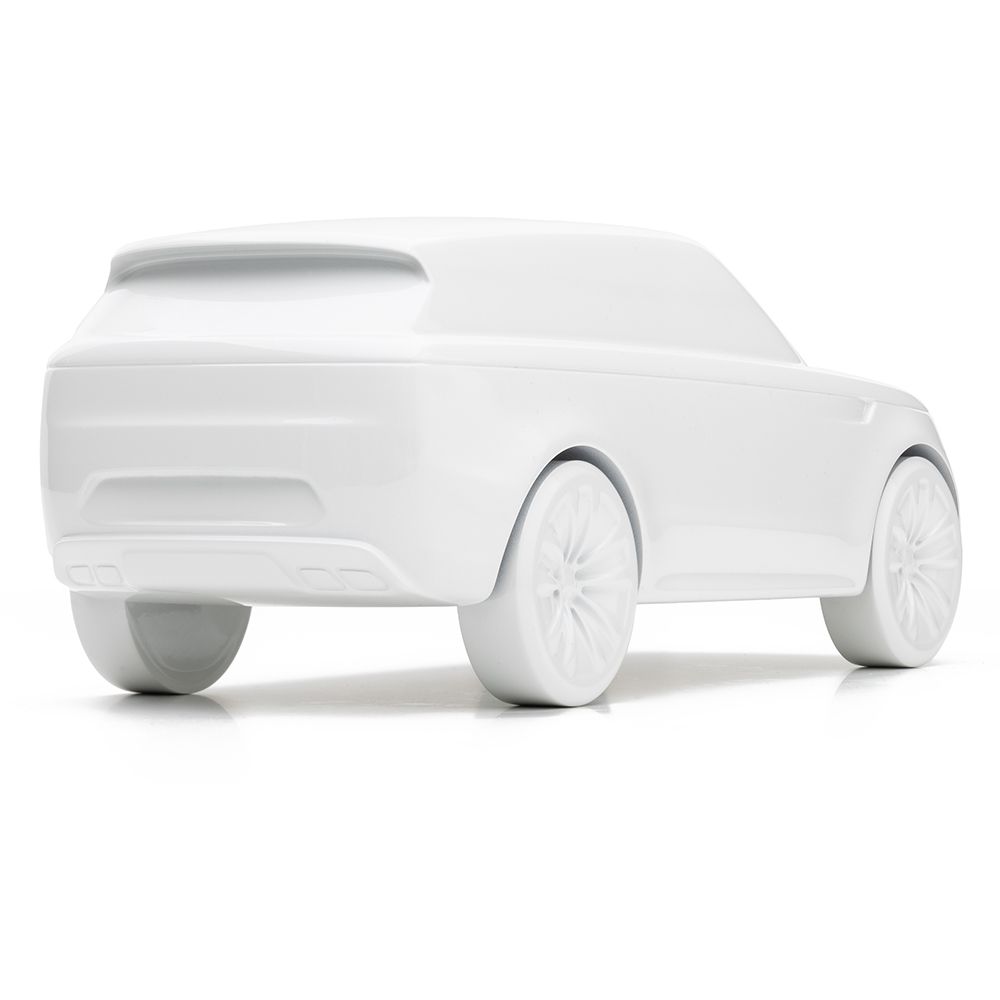 Модель скульптурна автомобіля Range Rover Sport, анодований алюміній, колір White (43845)