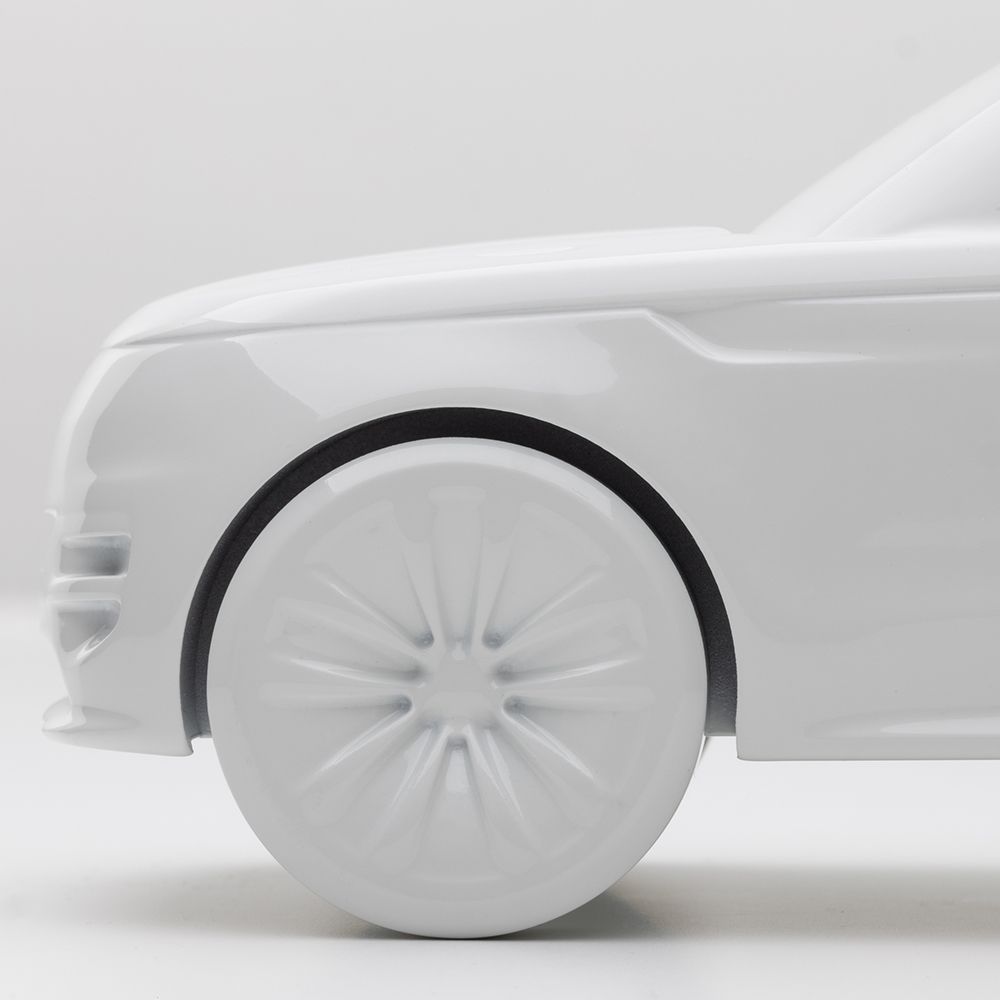 Модель скульптурна автомобіля Range Rover Sport, анодований алюміній, колір White (43845)