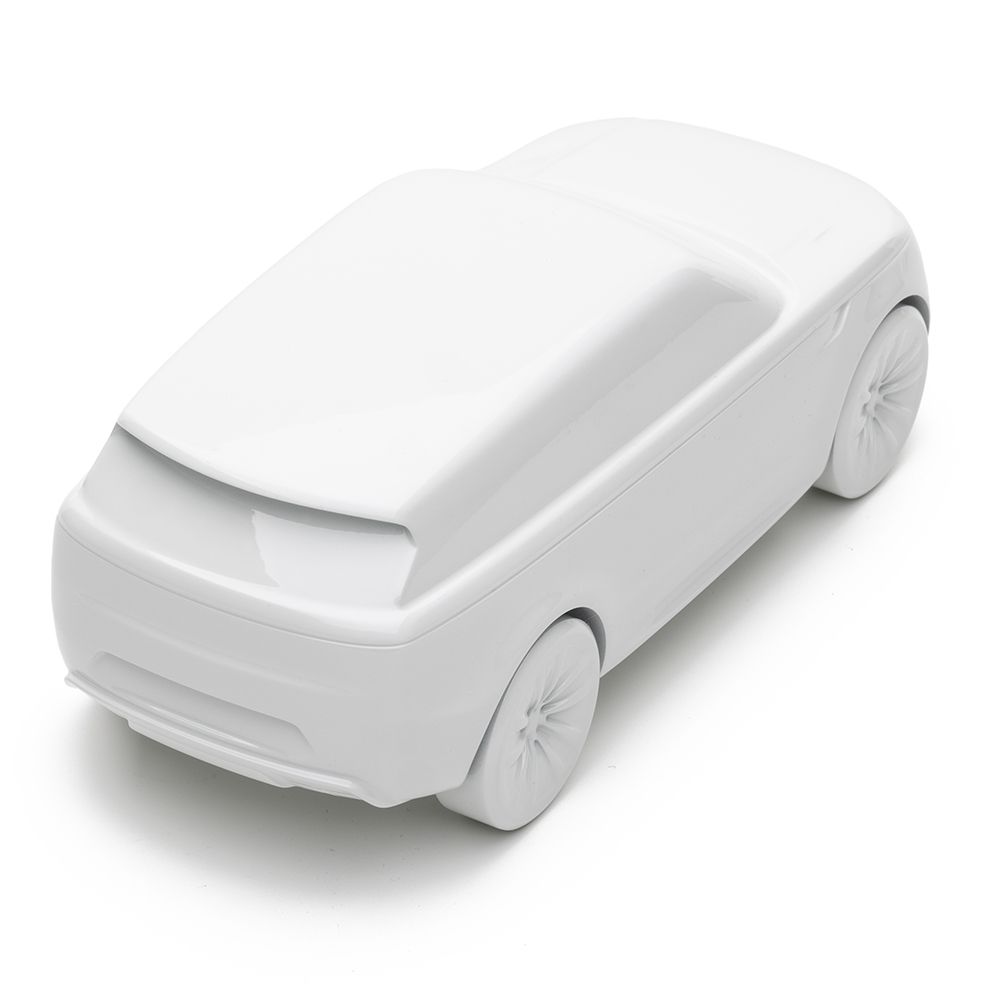 Модель скульптурна автомобіля Range Rover Sport, анодований алюміній, колір White (43845)